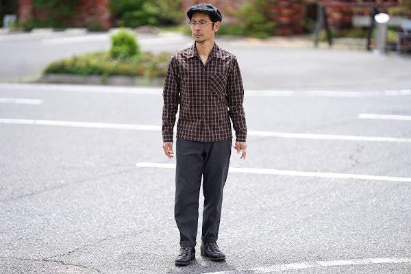 DALEE'S (ダリーズ)　長袖シャツ　"Romani (ロマーニ)"　...30s Boxy line shirt　マドラス