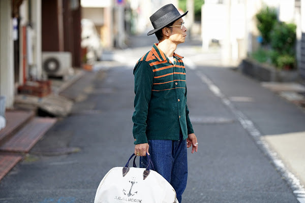 John Gluckow (ジョン・グラッコー)　セーラーズ・トランジット・バッグ　JG-B03　"Sailor's Transit Bag"　キナリ