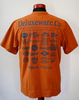 DELUXEWARE (デラックスウエア)　半袖Tシャツ　BRG-DD3A　"DELUXEWARE & DALEE'S"　オレンジ