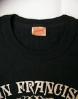 DELUXEWARE (デラックスウエア)　半袖Tシャツ　DLT-1501B　"SANFRANCISCO"　ブラック