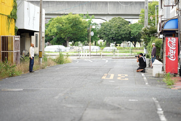 DALEE'S (ダリーズ)　長袖ドレスシャツ　"CALICO.D (キャラコ.D) with COLLER No.4"　ホワイトストライプ