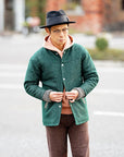 DUBBLE WORKS (ダブルワークス)　吊編みスウェットパーカー　86002　"LOOP WHEEL SWEAT HOODIE"　サーモンピンク