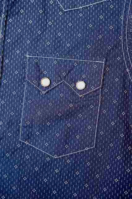 JELADO (ジェラード)　長袖ウエスタンシャツ　JP71104　"Round up shirt (ラウンドアップシャツ)"　オールドネイビー