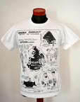 SUGAR CANE (シュガーケーン)　半袖Tシャツ　SC79263　1920's CARTOON T-SHIRT "AMONG OURSELVES"　ホワイト