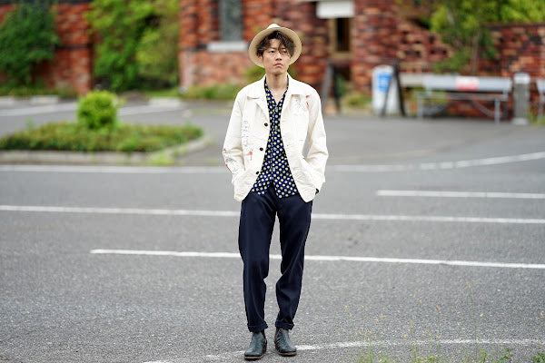 Dapper's (ダッパーズ)　パナマハット　1323　"EL SOMBRERO W-Name Panama Hat"　ナチュラル