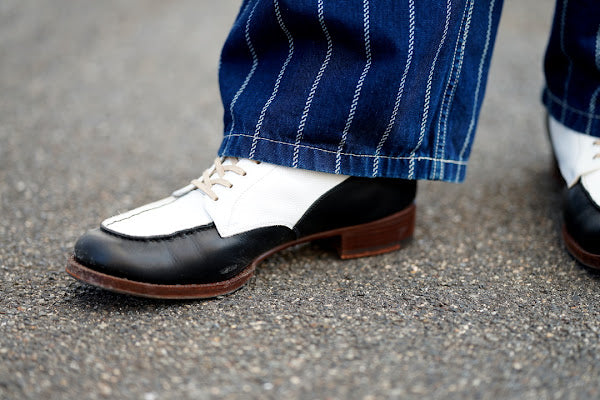 Dapper's (ダッパーズ)　ワークパンツ　1270　"Classical Railroader Work Pants"　インディゴウォバッシュ・ロープストライプ
