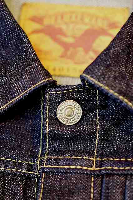 DELUXEWARE (デラックスウエア)　ジージャン　DX4015　"FIRST MODEL JACKET"　インディゴ・ワンウォッシュ