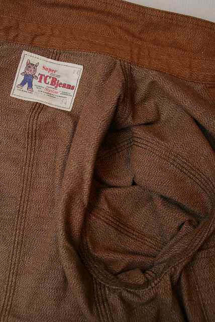 TCB (ティーシービー)　カバーオール　"Tabby's Jacket"　ブラウンデニム