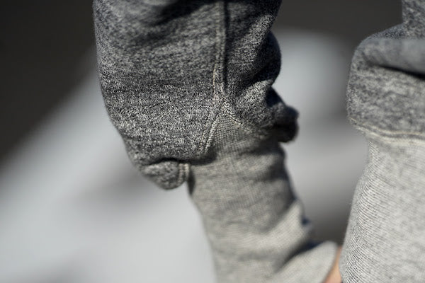 Dapper's(ダッパーズ)　ハーフジップスウェット　1660　"Classical Two Way Neck Half Zip Sweat Special Sewing Model"　ヘザーグレー