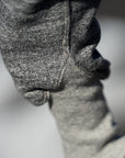 Dapper's(ダッパーズ)　ハーフジップスウェット　1660　"Classical Two Way Neck Half Zip Sweat Special Sewing Model"　ヘザーグレー