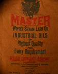 DELUXEWARE (デラックスウエア)　半袖Tシャツ　6902　"MASTER OIL"　ゴールド×D.パープル