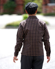 DALEE'S (ダリーズ)　長袖シャツ　"Romani (ロマーニ)"　...30s Boxy line shirt　マドラス