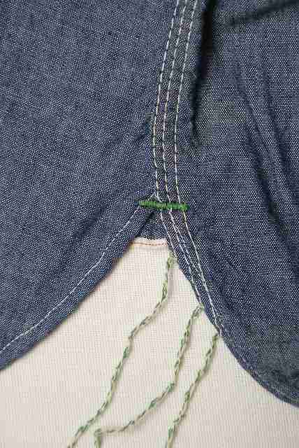 TCB (ティーシービー)　ワークシャツ　"Catlight Shirts"　インディゴシャンブレー