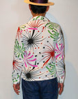 JELADO (ジェラード)　長袖オープンカラーシャツ　SG51102　"Westcoast Shirts (ウエストコーストシャツ)"　花火柄ホワイト