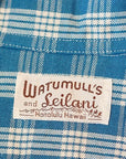 SUN SURF Special Edition (サンサーフ・スペシャルエディション)　半袖パラカシャツ　SS39127　"WATUMULL'S PALAKA CHECK SHIRT"　ブルー