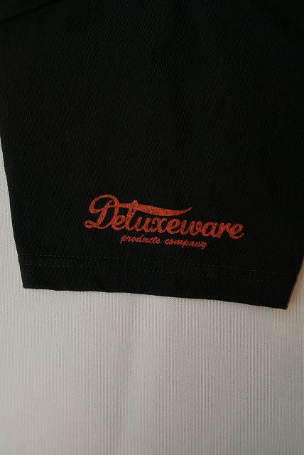 DELUXEWARE (デラックスウエア)　半袖Tシャツ　BRG-00A1　"LEGIT QUALITY"　ブラック