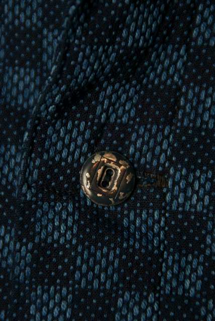 JOHN GLUCKOW (ジョン・グラッコウ)　半袖シャツ　JG42115　"Brig Shirts (ブリッグシャツ)"　刺し子・インディゴチェック