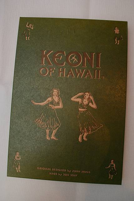 KEONI OF HAWAII (ケオニオブハワイ) by SUN SURF (サンサーフ)　半袖ハワイアンシャツ　SS38466　"GAUGUIN WOODCUT III"　ブラック