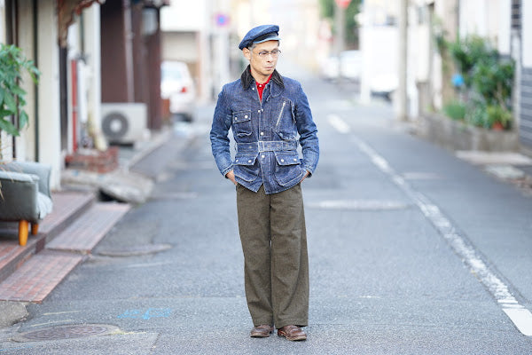 シュガーケーン×ミスターフリーダム　コーデュロイ・ウエスタンシャツ　SC28946　"MFSC "HOOPER" CORDUROY DUDE RANCHER"　レッド