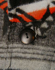 Dapper's (ダッパーズ)　ブランケットジャケット　1366　"Native Pattern Blanket A-1 Style Jacket"　ライトグレー/ブラック