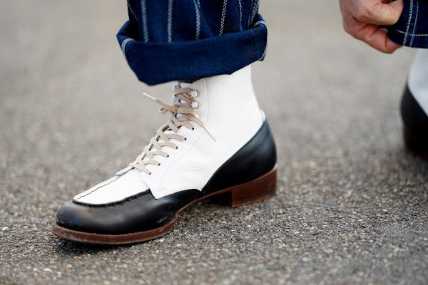 Dapper's (ダッパーズ)　ワークパンツ　1270　"Classical Railroader Work Pants"　インディゴウォバッシュ・ロープストライプ