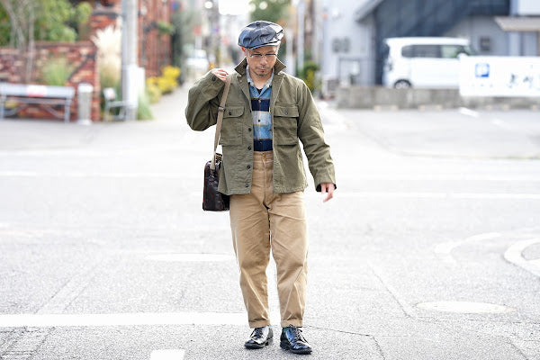 JELADO (ジェラード)　フィールドジャケット　CT03443　"CM43 HBT Field Jacket"　オリーブ