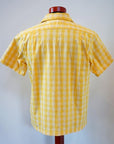 SUN SURF Special Edition (サンサーフ・スペシャルエディション)　半袖パラカシャツ　SS39127　"WATUMULL'S PALAKA CHECK SHIRT"　イエロー