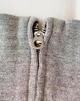 Dapper's(ダッパーズ)　ハーフジップスウェット　1660　"Classical Two Way Neck Half Zip Sweat Special Sewing Model"　ヘザーグレー