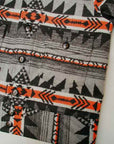 Dapper's (ダッパーズ)　ブランケットジャケット　1366　"Native Pattern Blanket A-1 Style Jacket"　ライトグレー/ブラック
