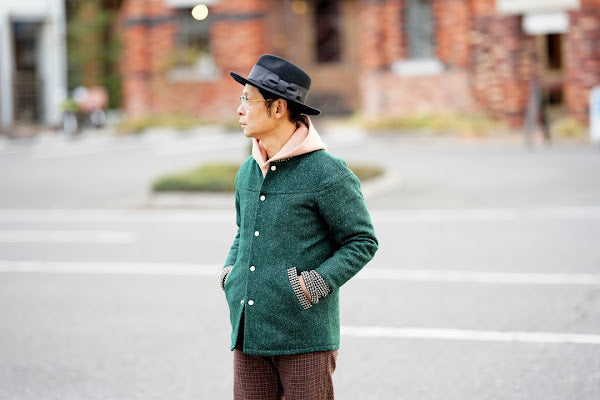 Dapper's (ダッパーズ)　クラシカルワイドブリムハット　1221　"Classic Rabbit Fur Hat"　ブラック