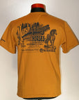 DELUXEWARE (デラックスウエア)　半袖Tシャツ　6009　"MARSH&KENYON"　U.Sイエロー