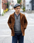 Dapper's (ダッパーズ)　ワークテーラードジャケット　1744　"Classical 3Button Work Tailored Jacket"　キャメル