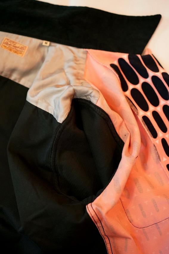 STYLE EYES (スタイルアイズ)　コーデュロイ・スポーツシャツ　SE29170　"ELVIS DOT"　ピンク