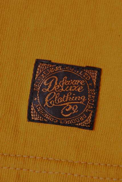 DELUXEWARE (デラックスウエア)　半袖Tシャツ　BRG-00A1　"LEGIT QUALITY"　US.イエロー
