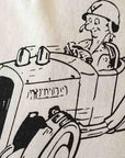 Dapper's (ダッパーズ)　半袖Tシャツ　1631　"Military Crew Neck Tee Standard Sewing Model"　オフホワイト/ブラック