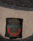 GREMEN & Vill.Eight (グレメン&ビルエイト)　スウェット　FLATLOCK-100　"FLATLOCK SEAM"　VIN. 黒杢グレー
