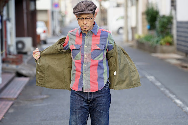 JELADO (ジェラード)　フィールドジャケット　CT03443　"CM43 HBT Field Jacket"　オリーブ