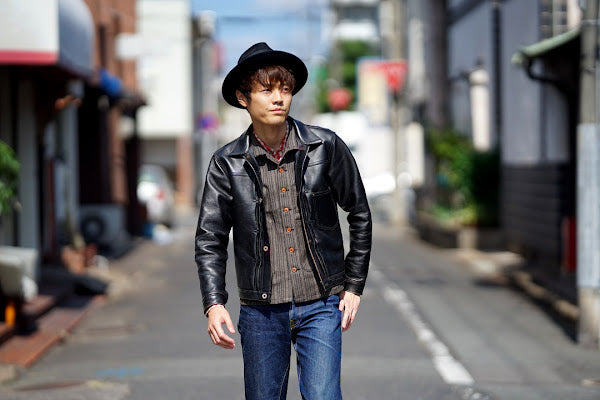 JELADO (ジェラード)　レザージャケット　JP94409　"44 Leather Jacket"　ブラック