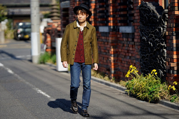 The 2 Monkeys (ザ・トゥーモンキーズ)　クラシカル・フレンチジャケット　TM73436　"Voyager Coat (ヴォイジャーコート)"　オリーブカーキ