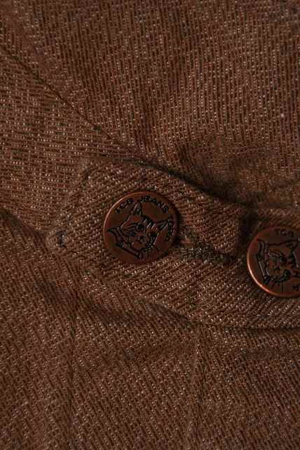 TCB (ティーシービー)　カバーオール　"Tabby's Jacket"　ブラウンデニム