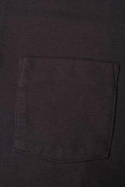 DALEE'S (ダリーズ)　6分袖ヘンリーネックTシャツ　"Rail Nit (レイルニット)"　...RAIL ROAD KNIT　DS.ネイビー