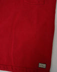 DALEE'S (ダリーズ)　6分袖ヘンリーネックTシャツ　"Rail Nit (レイルニット)"　...RAIL ROAD KNIT　レッド