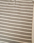 Dapper's (ダッパーズ)　Vヘンリー・タンクトップ　1245　"Classical V-Henley Tank Top"　グレー/ホワイト