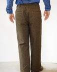 Dapper's (ダッパーズ)　ワイドワークトラウザース　1676　"Classical Army Style Wide Trousers"　オリーブブラウンサージ
