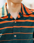 STYLE EYES (スタイルアイズ)　コーデュロイ・スポーツシャツ　SE29383　"STRIPE"　グリーン