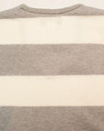 JELADO (ジェラード)　Vネック・ボーダーTシャツ　AG11218　"Club Tee"　ソルト&ペッパー×バニラ