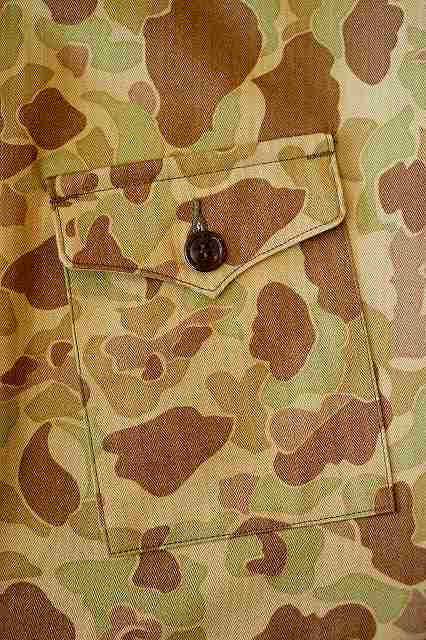 BUZZ RICKSON'S (バズリクソンズ)　リバーシブル・ミリタリーベスト　BR15161　"FROGSKIN VEST"　カモフラージュ×オリーブ