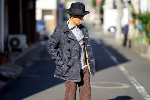 Dapper's (ダッパーズ)　クラシカルワイドブリムハット　1221　"Classic Rabbit Fur Hat"　ブラック