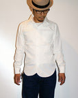 DALEE'S (ダリーズ)　長袖ドレスシャツ　CALICO (キャラコ) with COLLER No.2　ホワイト