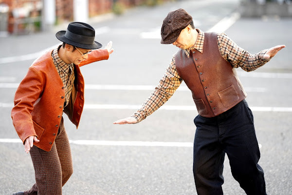Dapper's (ダッパーズ)　ウール・ワークシャツ　1674　"Plaid Check Woolen Work Shirts"　ベージュチェック